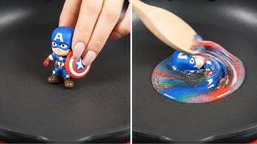 ASMR MARVEL Melt – Satisfying Squish & Crackle Sounds