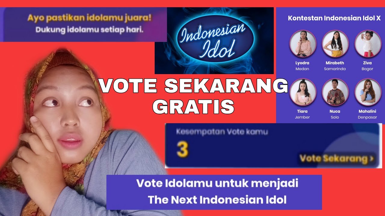 CARA VOTE INDONESIAN IDOL SECARA GRATIS 