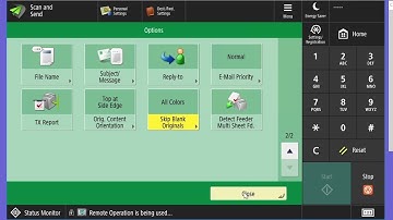 ImageRUNNER Advance DX Blank Page Removal