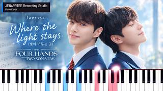 [Four Hands, Two Sonatas OST] Jaeyeon 'Where the light stays' Piano Tutorial + Sheet Music