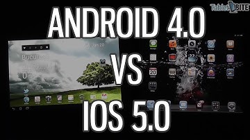 Android 4 IceCream Sandwich vs iOS 5 - Transformer Prime vs iPad 2