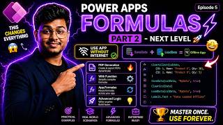Power Apps 2026 Advanced | Offline Apps⚡| PDF, UDF, UDT | Part2