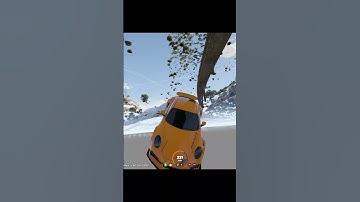 Falling through the map in my Yellow Porsche