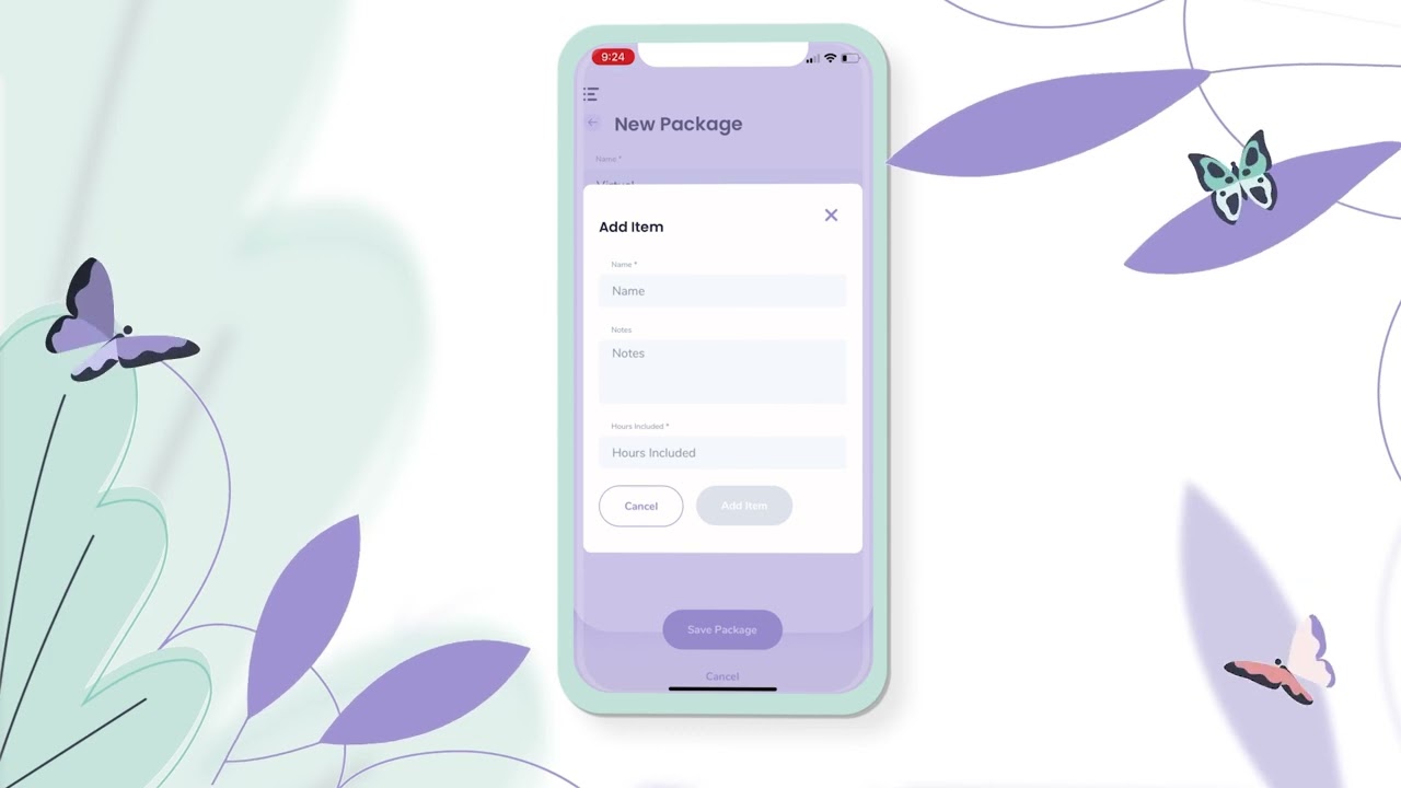 Create Custom Service Package - BirthBase Doula Software