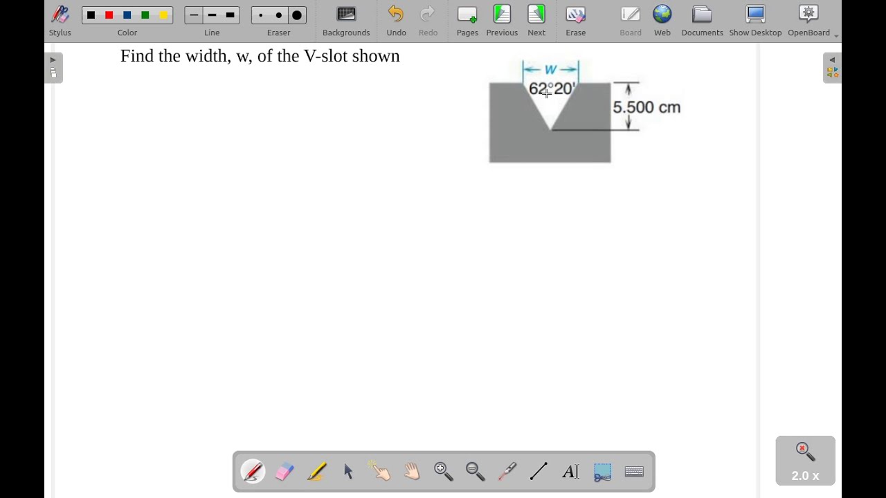 M111 10.3-7 V slot width