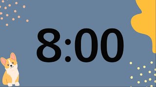 8 Minute Cute Corgi Timer (Silent)