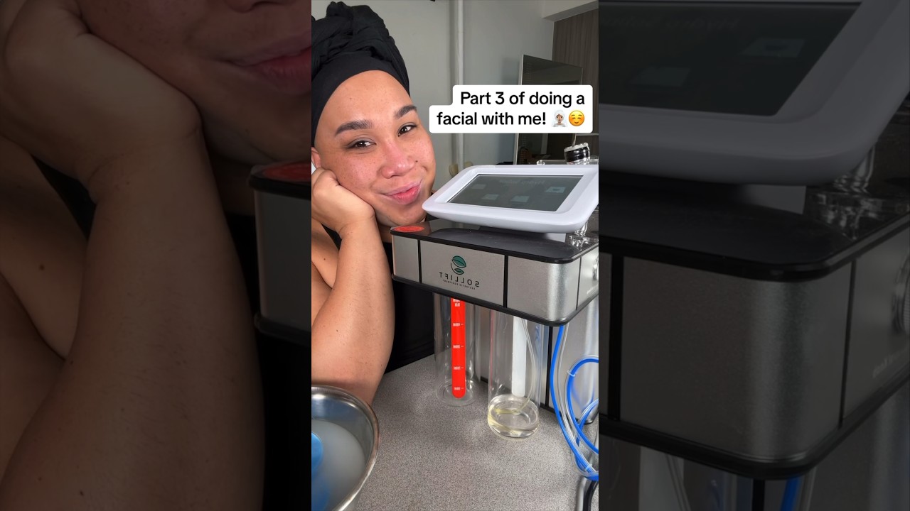 Часть 3. Использование моего аппарата Glownar Aesthetics для гидродермабразии 💦😆 #уходзалицом #ух...