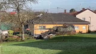 Celtic Storm 2025 - Bundeswehr, German Tank Howitzer 2000 During Maneuver In Village