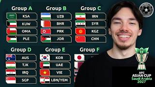 2027 ASIAN CUP DRAW REACTION & BREAKDOWN