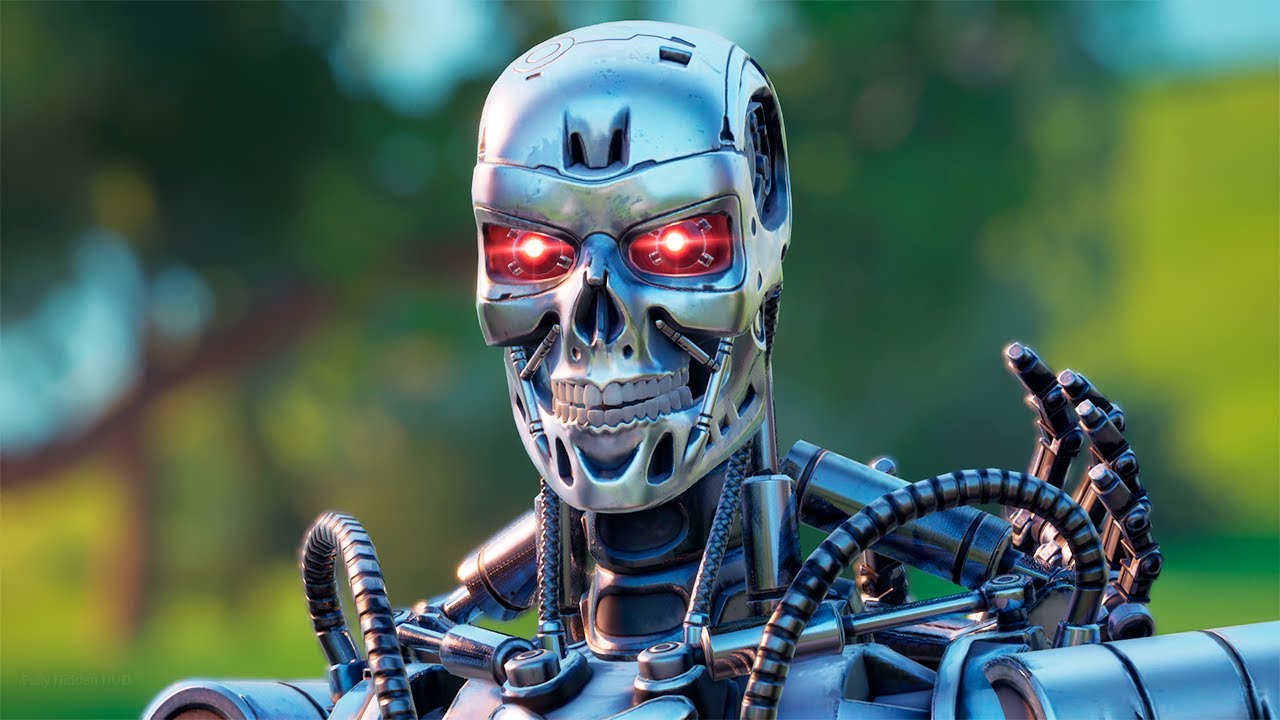 Fortnite - Terminator T-800 Skin Gameplay