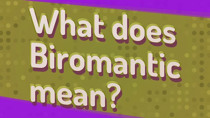 What does Biromantic mean?