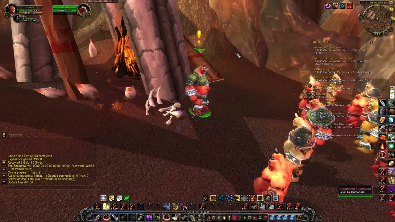 WOW Cata Quest 'Mog'dorg the Wizened - 10989' Horde on a PS