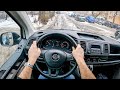Volkswagen Transporter T6 (2.0 TDI 102HP) | POV Test Drive #686 Joe Black
