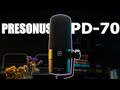 Presonus PD-70 Broadcast Dynamic Mic Comparison | SM7B, Podmic