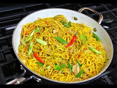 Jerk Chicken Noodle Stir Fry Recipe.