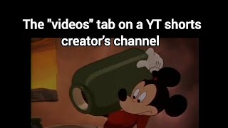 every yt shorts creator has this