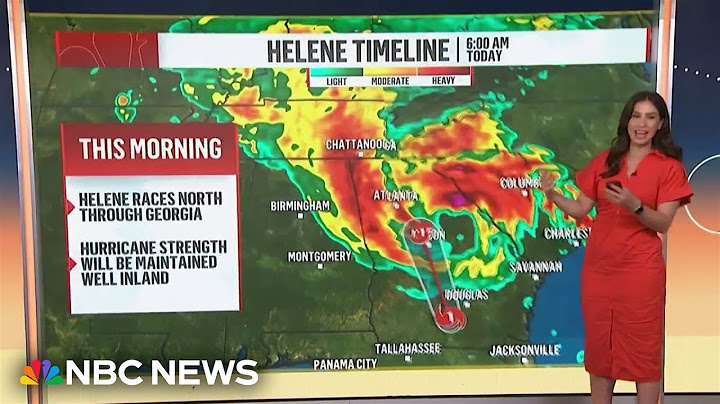 Hurricane Helene will affect a huge area as it heads toward the Tennessee Valley
