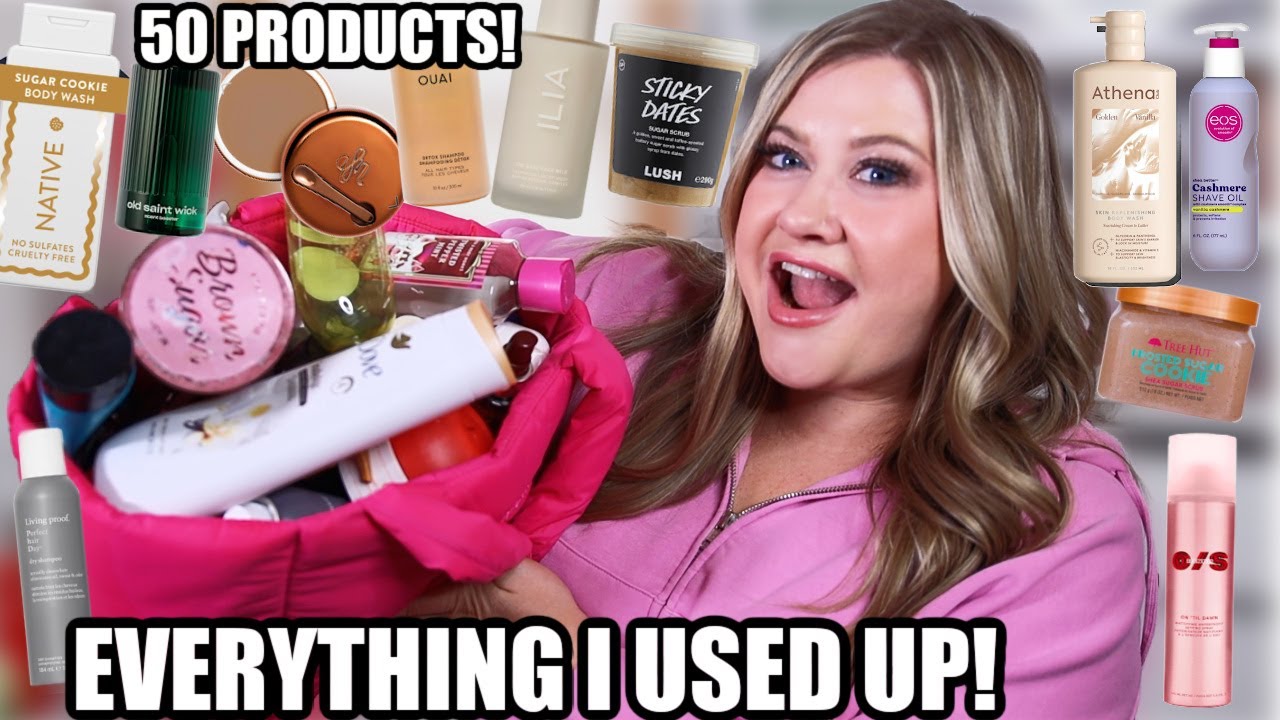 I USED UP 50 PRODUCTS & HERE IS MY THOUGHTS ON EVERYTHING! All My Holy Grails!