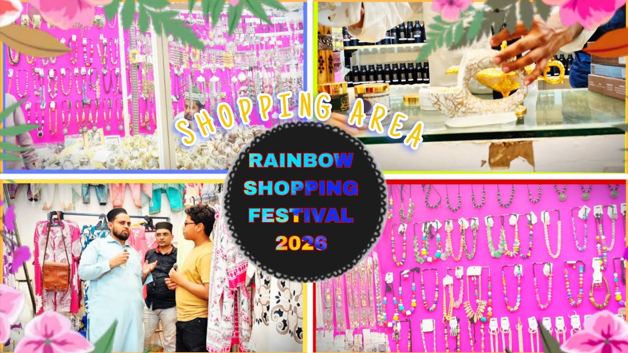 RAINBOW SHOPPING FESTIVAL 🌈 SHOPPING AREA COVERED 🔥