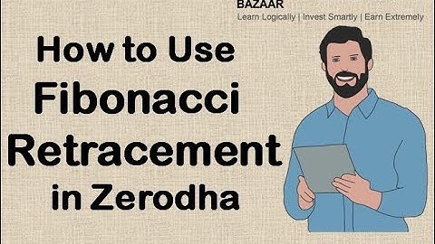 How to Use Fibonacci Retracement in Zerodha Chart | Technical Indicators | Investing Bazaar