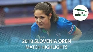 2018 Slovenia Open Highlights I Sato Hitomi Vs Jamila Laurenti r64
