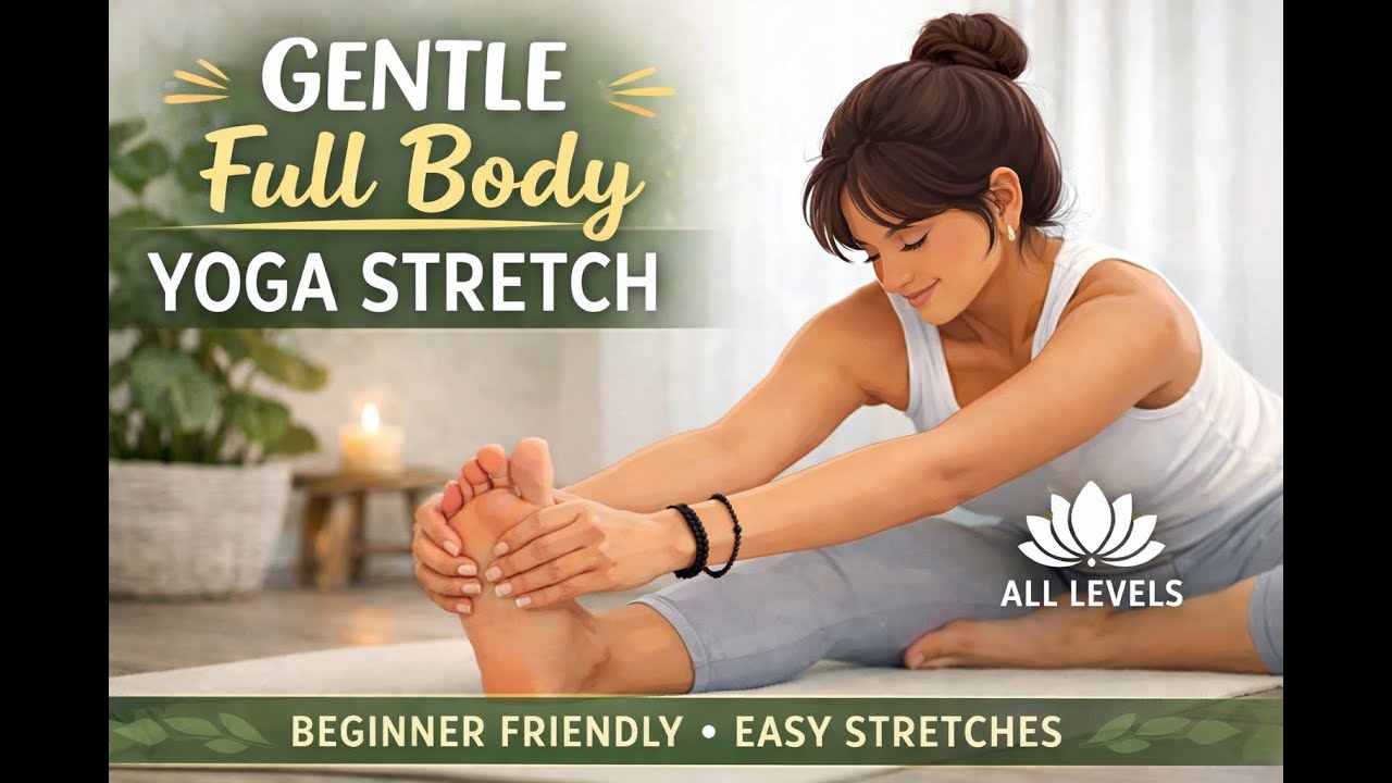 Beginner-Friendly Full Body Yoga Stretch | Gentle Morning Warm-Up for All Levels