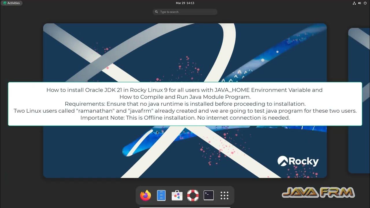 Oracle JDK 21 installation on Rocky Linux 9 | How to install Java 21 on ...