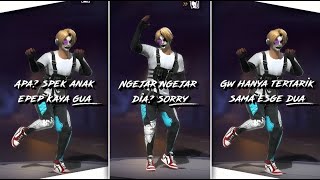KUMPULAN 5 PRESET AM FF SOLO KATA KATA SINDIRAN BUAT TEMAN🎟DIBAWAH 5MB TREND?