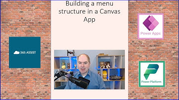 Building a menu structure in Power Apps