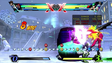 UMVC3 SuperJump Front Thow to MODOK Jam