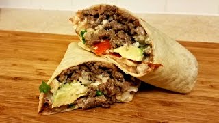 Here is a recipe that gives you the taco truck style of delicious
carne asada burrito. best part about his toppings are to your tast...