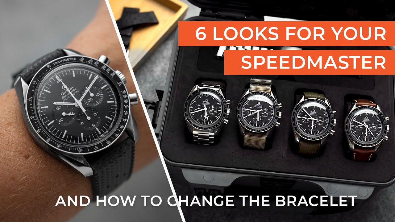 My favourite straps for the Speedmaster and a quick How to remove the  bracelet on your watch? 