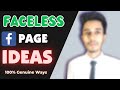 No Face Facebook Page Ideas For 2021 | Facebook Page Monetization