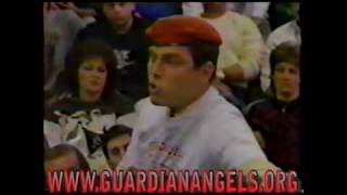 GUARDIAN ANGELS CURTIS SLIWA ON MORTON DOWNEY JR SHOW NEW YORK CITY