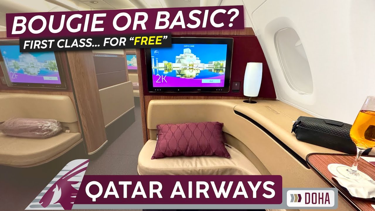 Первый класс Катара, достаточно ли хорошо? (Особенно БЕСПЛАТНО!) 🇹🇭→🇶🇦 Первый класс QATAR AIRWAYS...