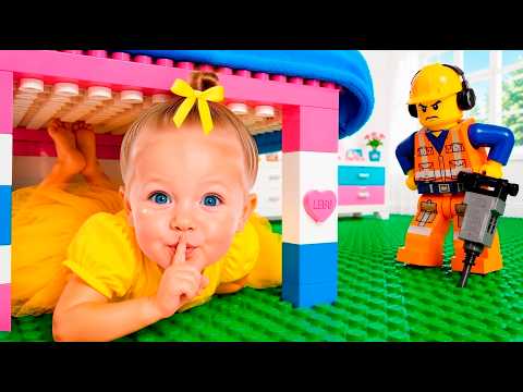 LEGO Room for Eva! All Furniture Is Made from Blocks