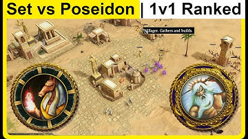 Set vs Poseidon | 1v1 Ranked | Age of Mythology