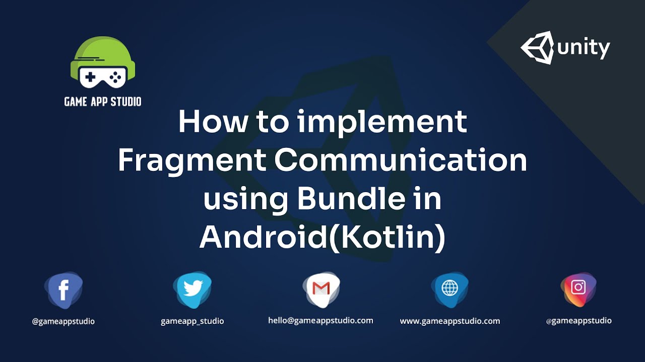 How to Implement Fragment Communication Using Bundle | Android | Game ...