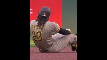 Fernando Tatis Jr. made sure to let J-Rod know after he reached safely on the double 🤣