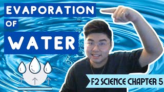 DOES WATER ONLY EVAPORATE WHEN ITS BOILING [EVAPORATION] | FORM 2 SCIENCE CHAPTER 5