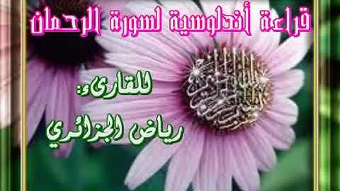 سورة الرحمان "الشيخ رياض الجزائري"