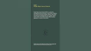 SOAP - Simple Object Access Protocol - Security+