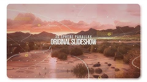 3D Sphere Original Parallax Slideshow (After Effects Template)