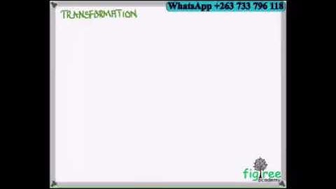 Zimsec June 2013 Paper 2 Transformation