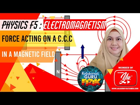 PHYSICS F5 I ELECTROMAGNETISM I FORCE ACTING ON A CCC IN A MAGNETIC FIELD I