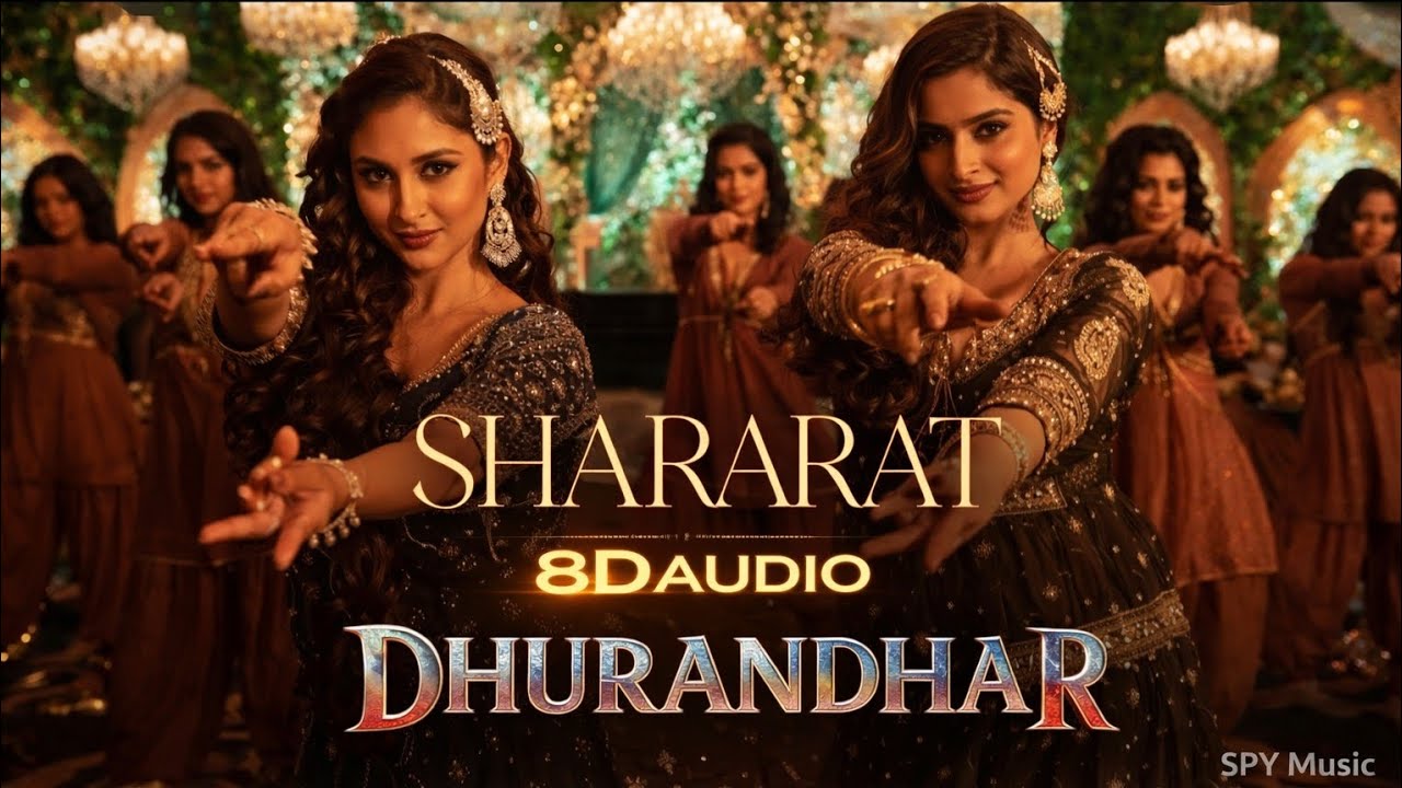 Shararat – 8D Audio 🎧 | Dhurandhar | Hindi Dance Song | SPY Music