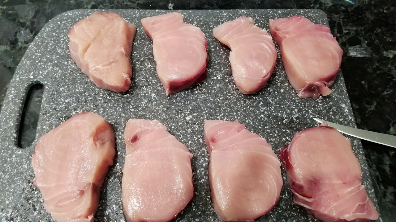 Cooking GRAPEFRUIT Marlin Steaks??? / POOL PARTY!!! YouTube