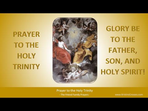 Prayer to the Holy Trinity