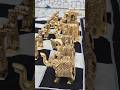 Gold - Silver chess 🤯 | luxury chess | handicraft #handicrafts #chess #avloris #shorts