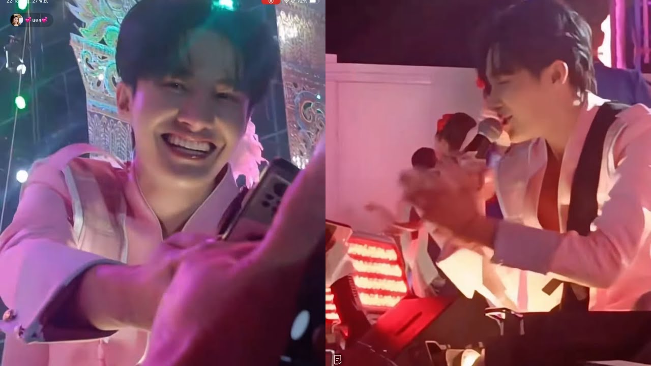 น่ารัก “ท็อป นรากร” มาขายนกเขา ช่วยชื้อของกำลังใจหน้าเวที 